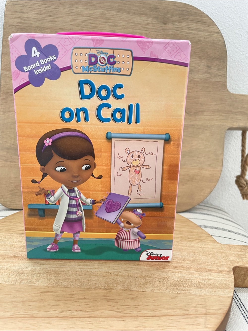 SALE! Disney Junior Doc McStuffins 'Doc on Call' Pink Puppy Play 4 Book Set